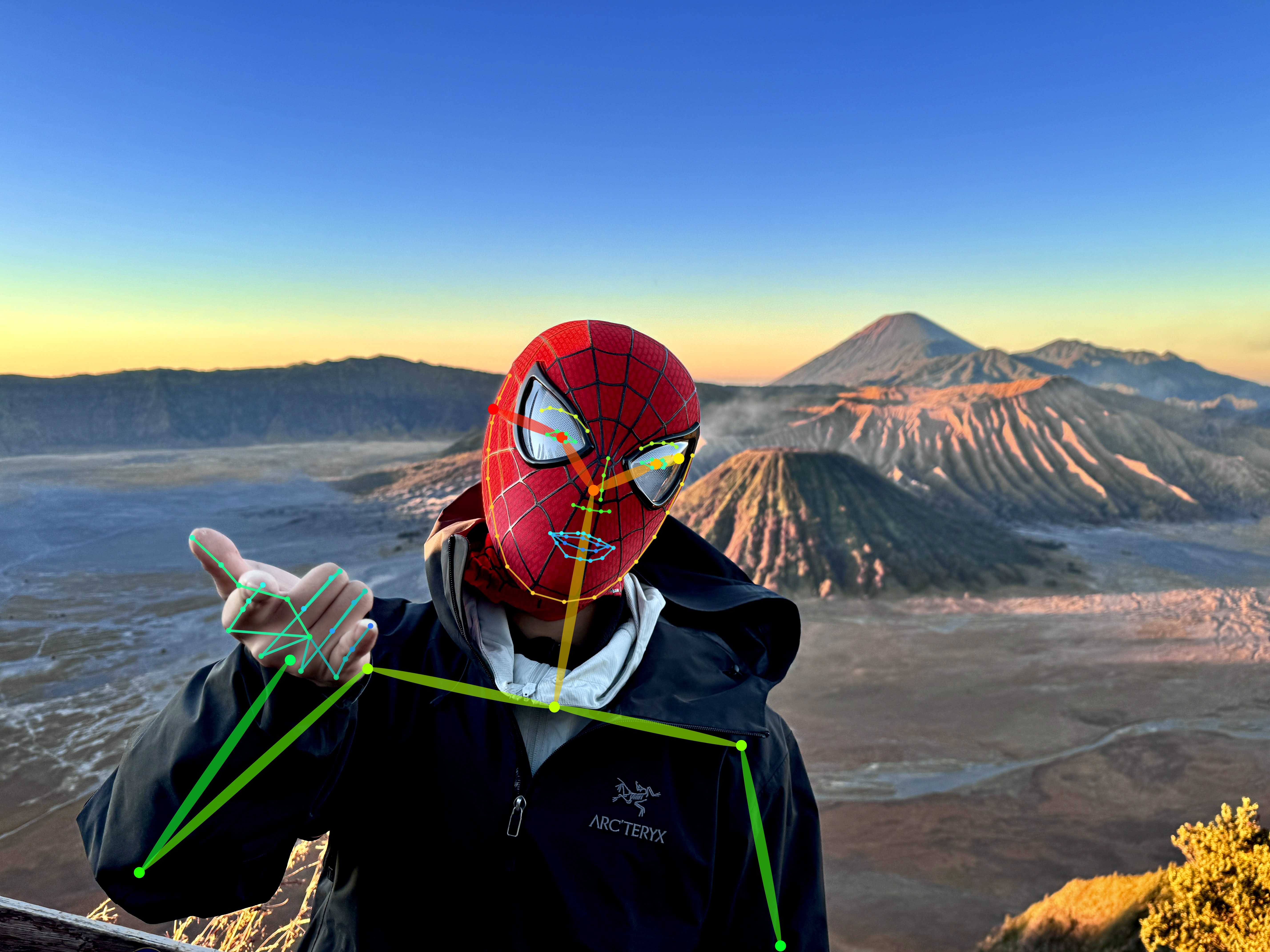 手部关键点示意图